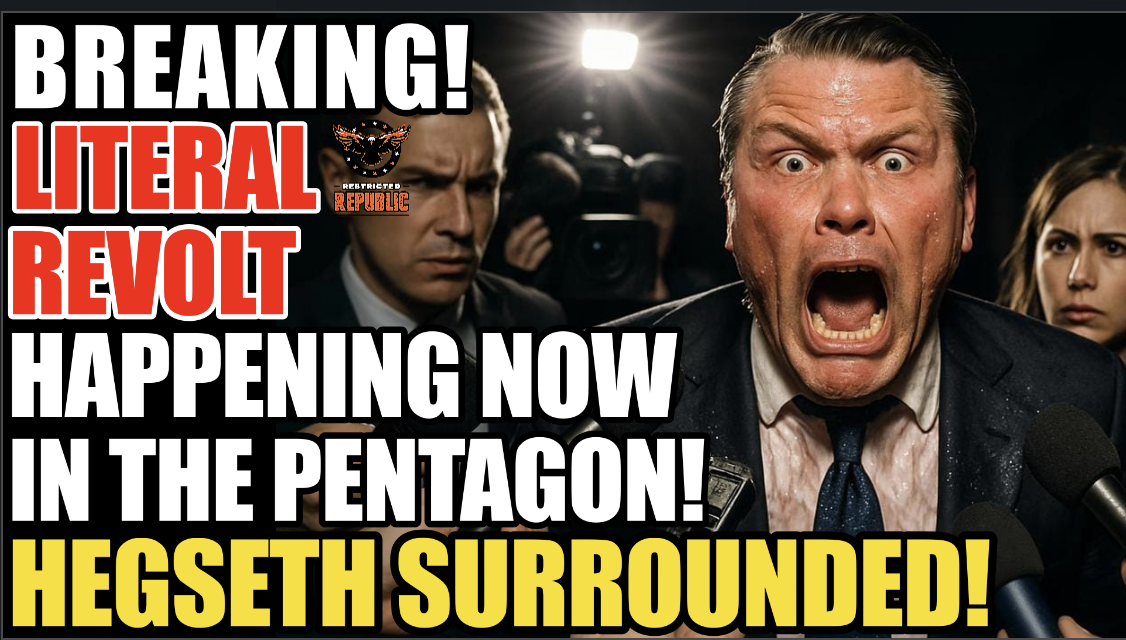 BREAKING! Literal Revolt Happening Now In the Pentagon! Pete Hegseth Is Surrounded! 
